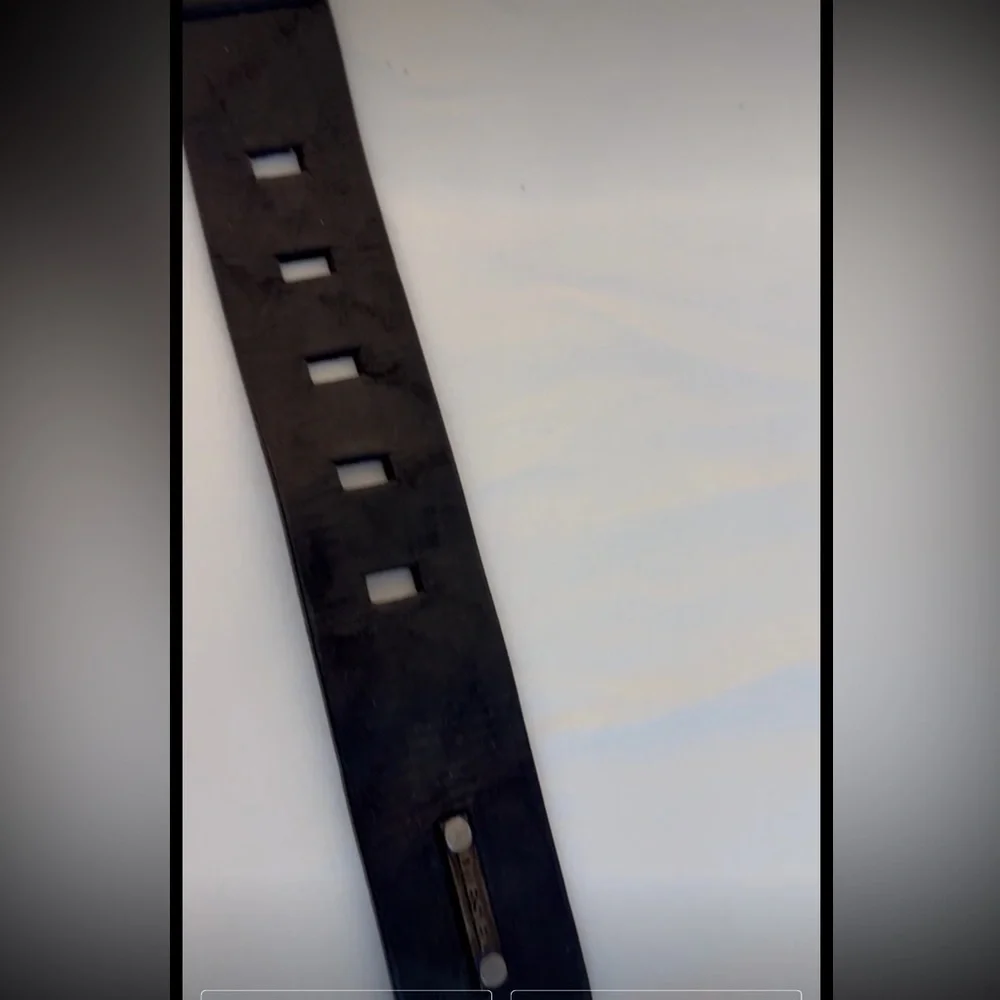 Diesel Men’s Black Gold Belt Size 32 - Picture 9 of 9